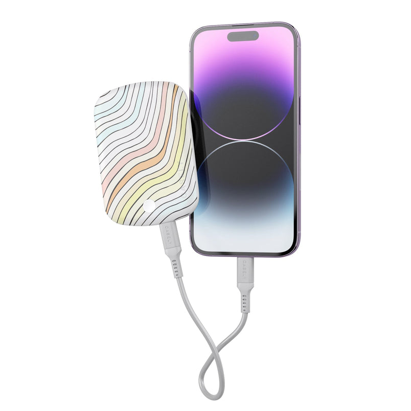 Ride The Wave | Pastel Rainbow Lined Power Pod Power Pod get.casely 