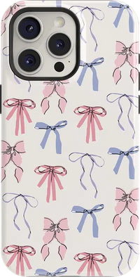 Coquette Girlie | Pastel Bows Case Phone Case Casetry Essential + MagSafe® iPhone 15 Pro 