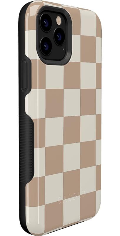 Fit Check | Neutral Checkerboard Case iPhone Case get.casely