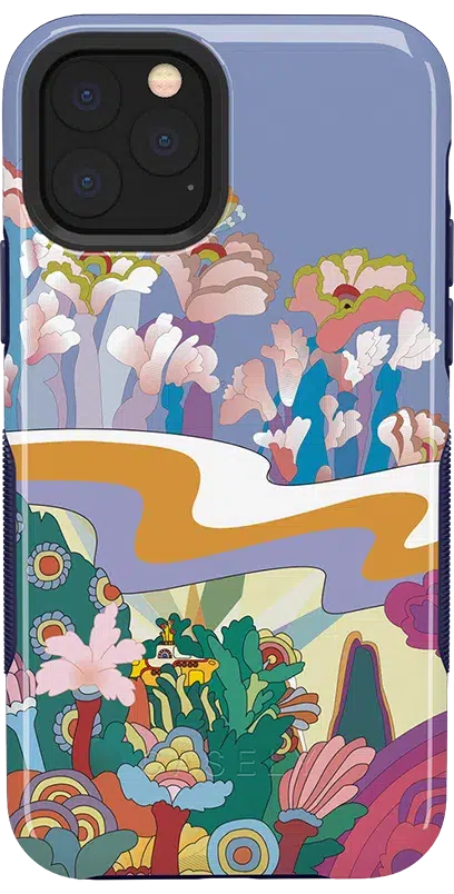 Beneath the Waves | The Beatles Yellow Submarine Case iPhone Case get.casely Bold iPhone 11 Pro Max 