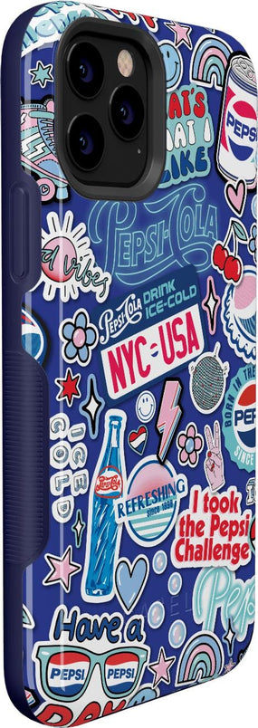 Out of the Blue | Pepsi Sticker Case iPhone Case get.casely 