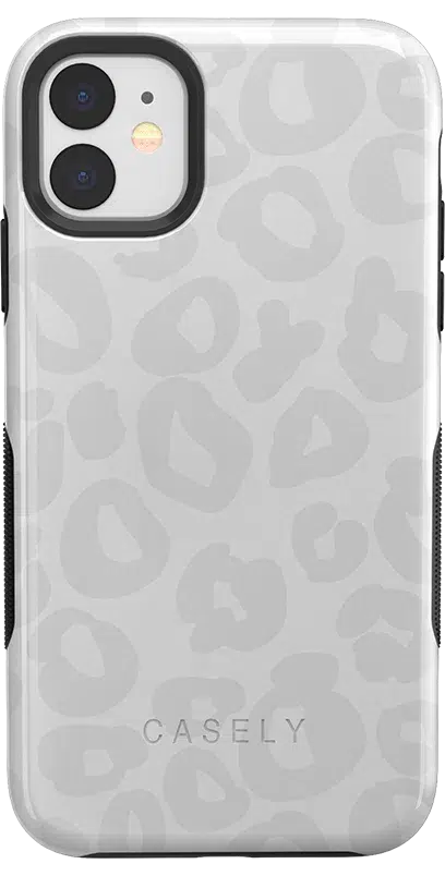 Into the Wild | White Snow Leopard Case iPhone Case get.casely Bold iPhone 11 