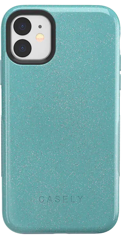 Aquamarine | Ocean Blue Shimmer Case iPhone Case get.casely Bold iPhone 11 