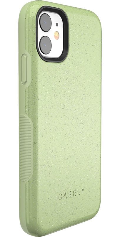 Kiwi Kiss | Matcha Green Shimmer Case iPhone Case get.casely 