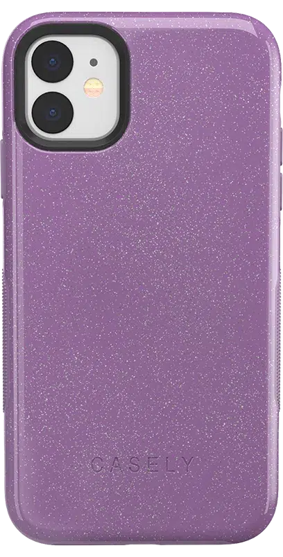 Lavender Waves | Purple Shimmer Case iPhone Case get.casely Bold iPhone 11 