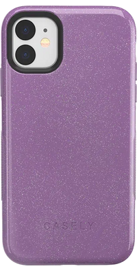 Lavender Waves | Purple Shimmer Case iPhone Case get.casely Bold iPhone 11 