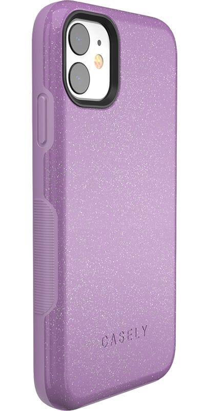 Lavender Waves | Purple Shimmer Case iPhone Case get.casely 