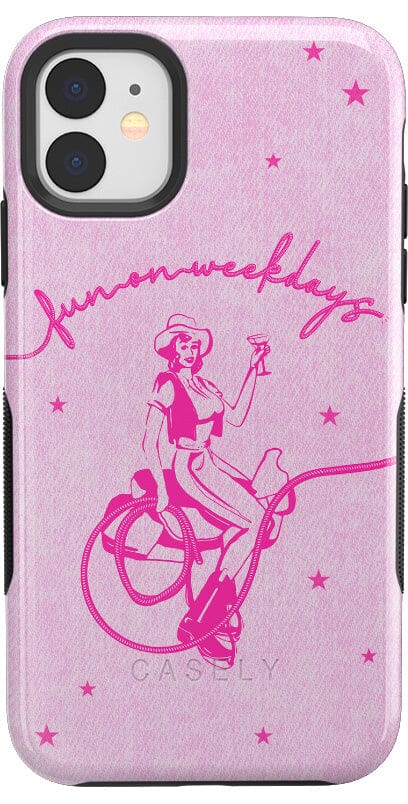 Denim Cowgirl | Fun on Weekdays Case iPhone Case get.casely Bold iPhone 11 