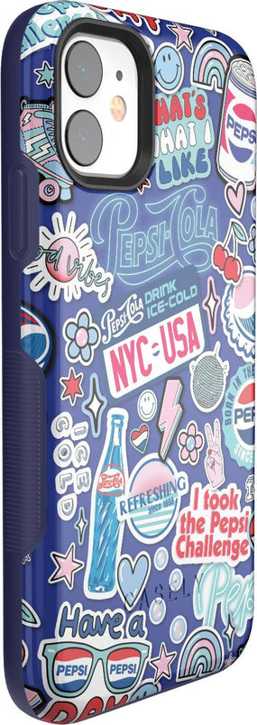 Out of the Blue | Pepsi Sticker Case iPhone Case get.casely 