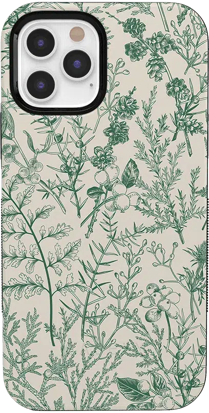 Sage Garden | Green Floral Case iPhone Case get.casely Bold + MagSafe® iPhone 12 Pro Max 