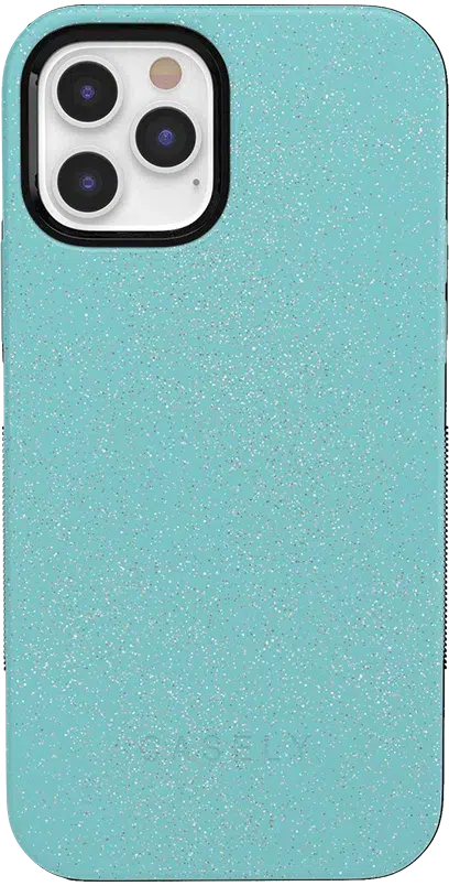 Aquamarine | Ocean Blue Shimmer Case iPhone Case get.casely Bold + MagSafe® iPhone 12 Pro Max 