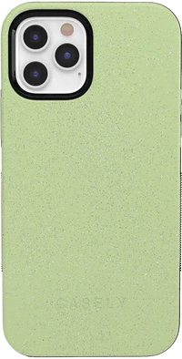 Kiwi Kiss | Matcha Green Shimmer Case iPhone Case get.casely Bold + MagSafe® iPhone 12 Pro Max 