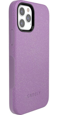 Lavender Waves | Purple Shimmer Case iPhone Case get.casely 