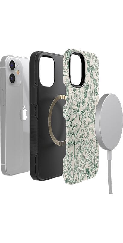 Sage Garden | Green Floral Case iPhone Case get.casely 