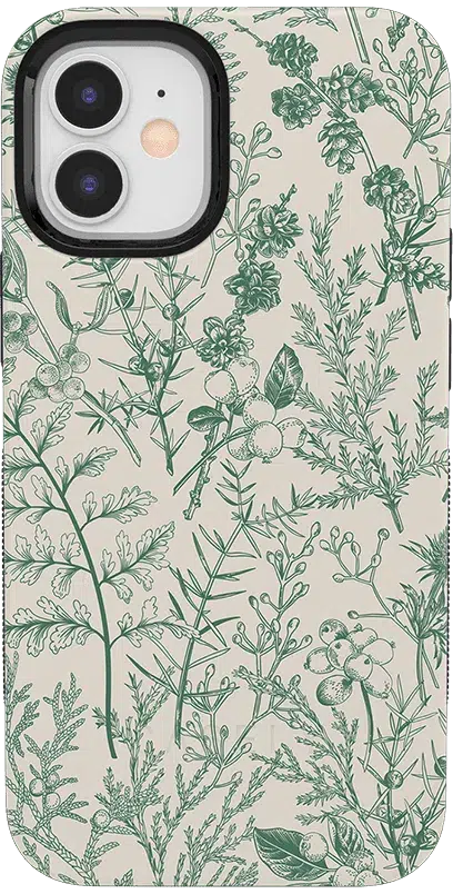 Sage Garden | Green Floral Case iPhone Case get.casely Bold + MagSafe® iPhone 12 