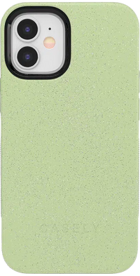 Kiwi Kiss | Matcha Green Shimmer Case iPhone Case get.casely Bold + MagSafe® iPhone 12 