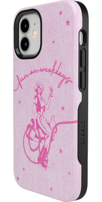 Denim Cowgirl | Fun on Weekdays Case iPhone Case get.casely 