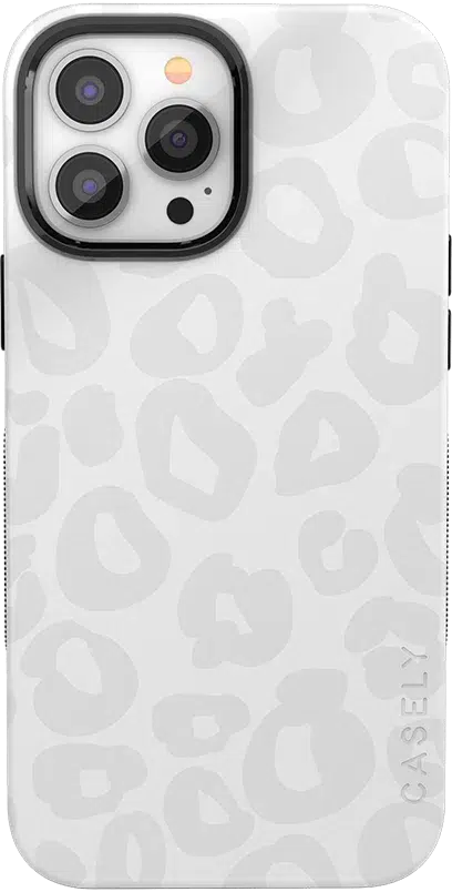 Into the Wild | White Snow Leopard Case iPhone Case get.casely Bold + MagSafe® iPhone 13 Pro Max 