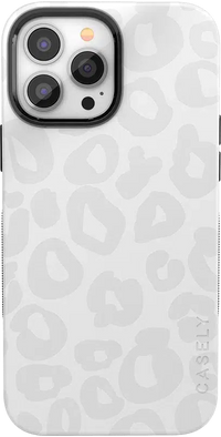 Into the Wild | White Snow Leopard Case iPhone Case get.casely Bold + MagSafe® iPhone 13 Pro Max 