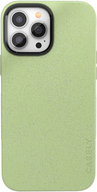 Kiwi Kiss | Matcha Green Shimmer Case iPhone Case get.casely Bold + MagSafe® iPhone 13 Pro Max 