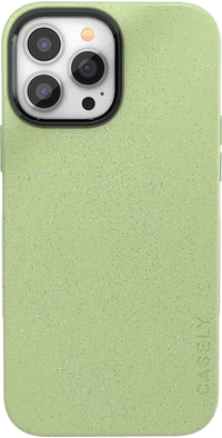 Kiwi Kiss | Matcha Green Shimmer Case iPhone Case get.casely Bold + MagSafe® iPhone 13 Pro Max 