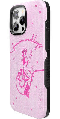 Denim Cowgirl | Fun on Weekdays Case iPhone Case get.casely 