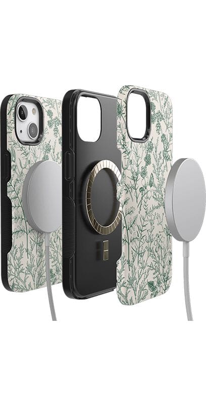 Sage Garden | Green Floral Case iPhone Case get.casely 