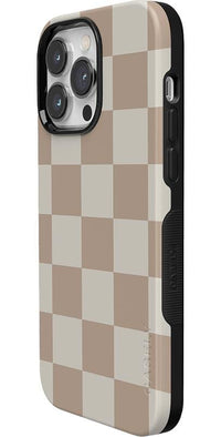 Fit Check | Neutral Checkerboard Case iPhone Case get.casely