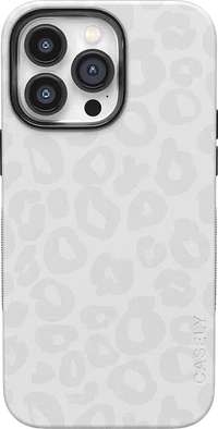 Into the Wild | White Snow Leopard Case iPhone Case get.casely Bold + MagSafe® iPhone 14 Pro Max 