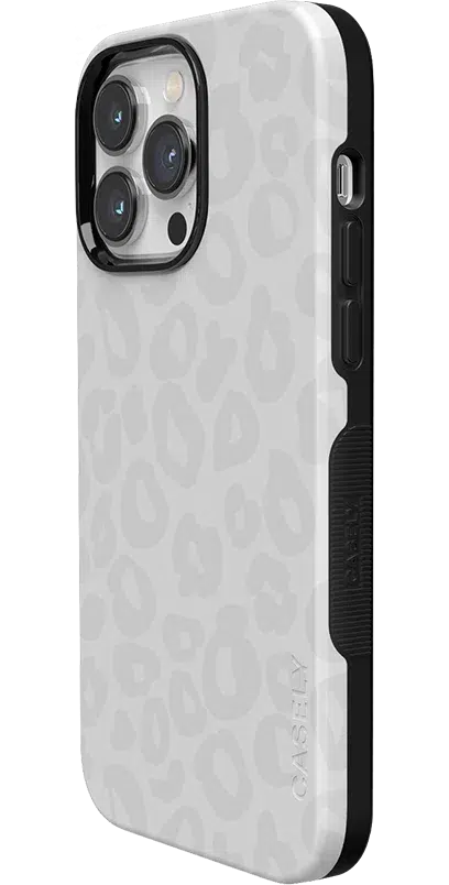 Into the Wild | White Snow Leopard Case iPhone Case get.casely 