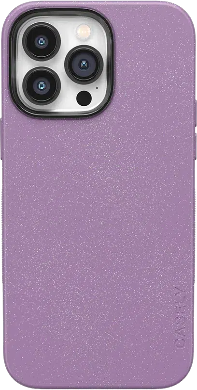 Lavender Waves | Purple Shimmer Case iPhone Case get.casely Bold + MagSafe® iPhone 14 Pro Max 