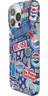 Out of the Blue | Pepsi Sticker Case iPhone Case get.casely 