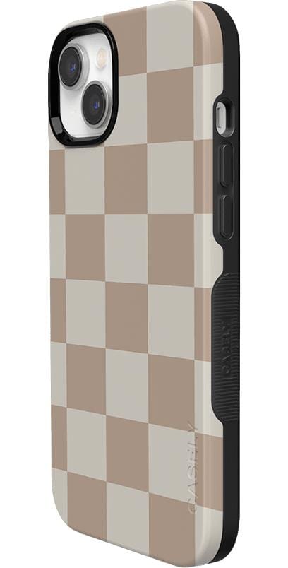 Fit Check | Neutral Checkerboard Case iPhone Case get.casely