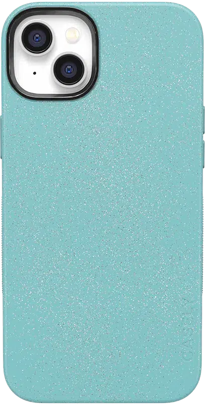 Aquamarine | Ocean Blue Shimmer Case iPhone Case get.casely Bold + MagSafe® iPhone 14 Plus 