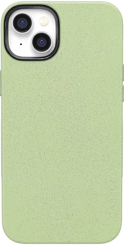 Kiwi Kiss | Matcha Green Shimmer Case iPhone Case get.casely Bold + MagSafe® iPhone 14 Plus 