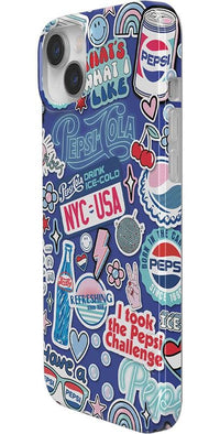 Out of the Blue | Pepsi Sticker Case iPhone Case get.casely 