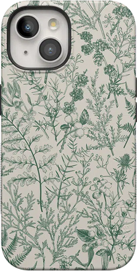 Sage Garden | Green Floral Case iPhone Case get.casely 