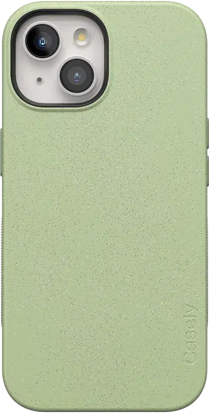 Kiwi Kiss | Matcha Green Shimmer Case iPhone Case get.casely Bold + MagSafe® iPhone 15 Plus 