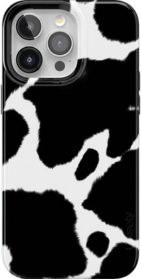 Current MOOd | Cow Print Case iPhone Case get.casely Classic + MagSafe® iPhone 15 Pro 