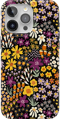 Falling for You | Plum Floral Case iPhone Case get.casely Classic + MagSafe® iPhone 15 Pro Max 