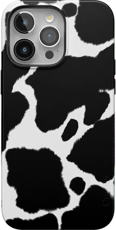 Current MOOd | Cow Print Case iPhone Case get.casely Bold + MagSafe® iPhone 15 Pro Max 