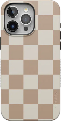 Fit Check | Neutral Checkerboard Case iPhone Case get.casely Bold + MagSafe® iPhone 15 Pro Max 