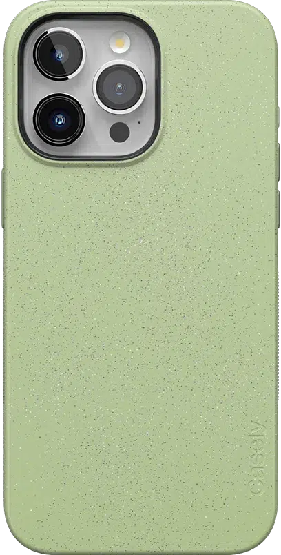 Kiwi Kiss | Matcha Green Shimmer Case iPhone Case get.casely Bold + MagSafe® iPhone 15 Pro Max 