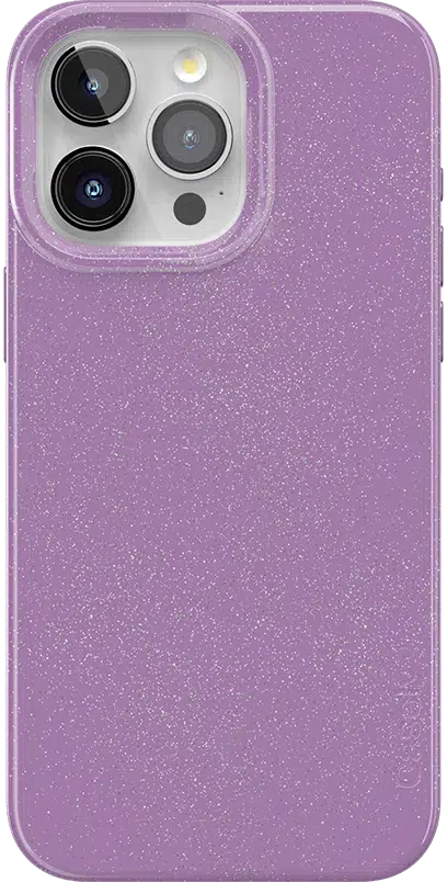 Lavender Waves | Purple Shimmer Case iPhone Case get.casely Classic + MagSafe® iPhone 15 Pro Max 