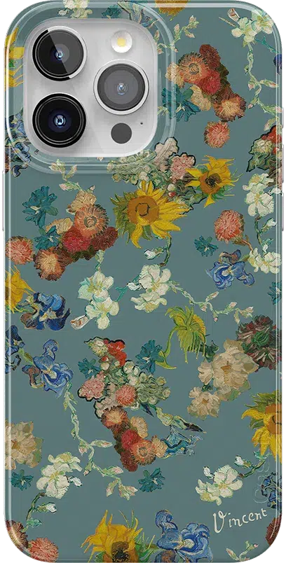 Van Gogh's Flowers | 50th Anniversary Case iPhone Case Van Gogh Museum Classic + MagSafe® iPhone 15 Pro Max 