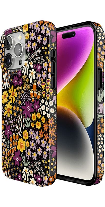 Falling for You | Plum Floral Case iPhone Case get.casely 