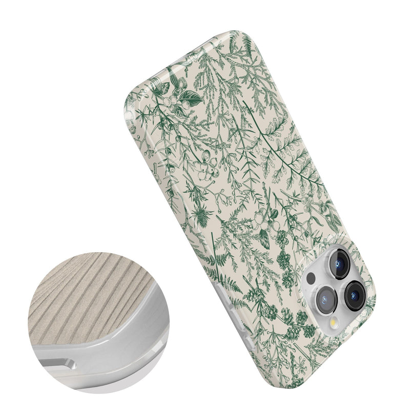 Sage Garden | Green Floral Case iPhone Case get.casely 