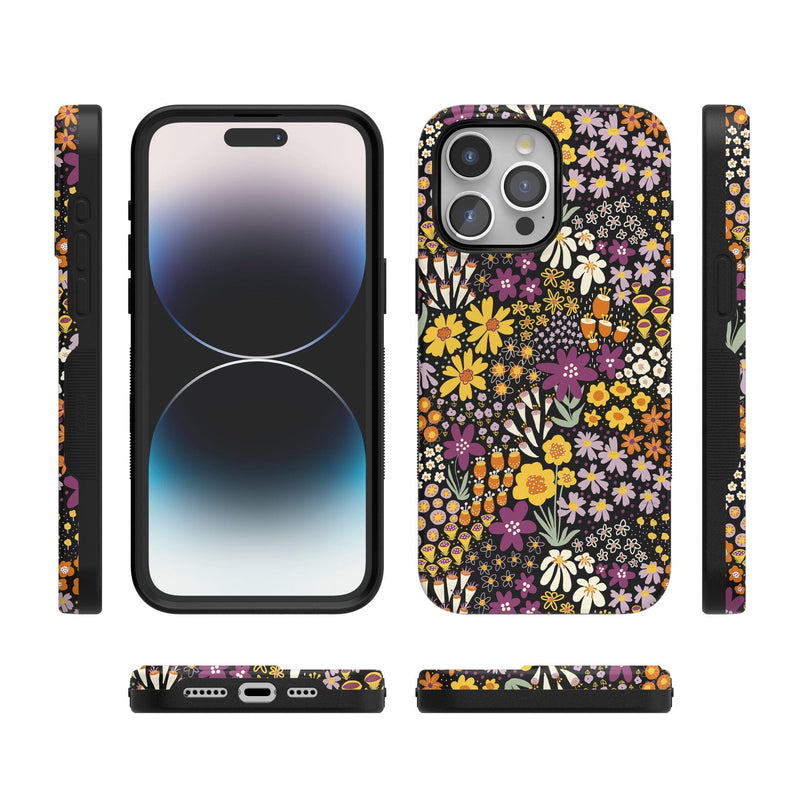 Falling for You | Plum Floral Case iPhone Case get.casely 