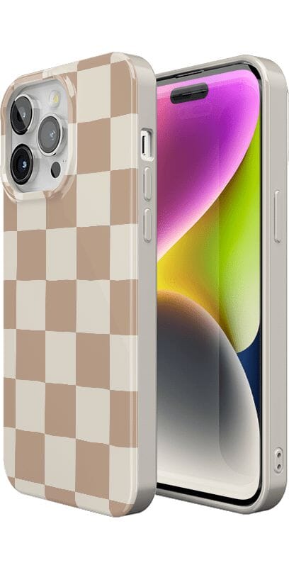 iPhone 12 Pro Max Flawless Checkered Glass Protective Back Case