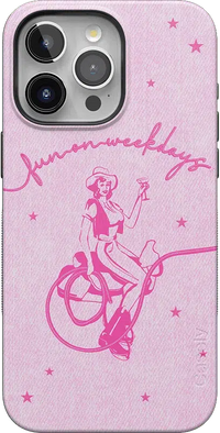 Denim Cowgirl | Fun on Weekdays Case iPhone Case get.casely Bold + MagSafe® iPhone 15 Pro Max 